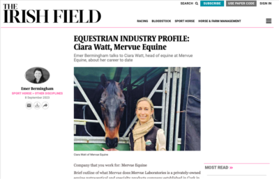 The Irish Field Industry Profile article